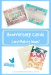 Make unique wedding anniversary cards to recognise the years you have spent together.