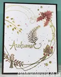 Autumn card making ideas inspired by nature.
