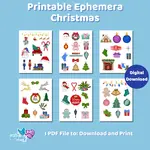 Add beautiful printable ephemera to decorate and embellish your handmade cards. 