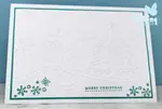 Make easy Christmas cards with embossing folders and just a few supplies.