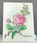 Create beautiful card backgrounds with stencilling techniques for card making.