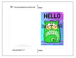 Short of time? Check out our printable cat cards from the Card Making Circle Shop.