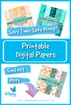 Printable digital papers to download and print for your card making and scrapbooking projects.