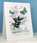 Save time by using rub-ons for card making for your handmade greeting cards.