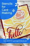 Use stencils for card making to create beautiful designs on your handmade cards.
