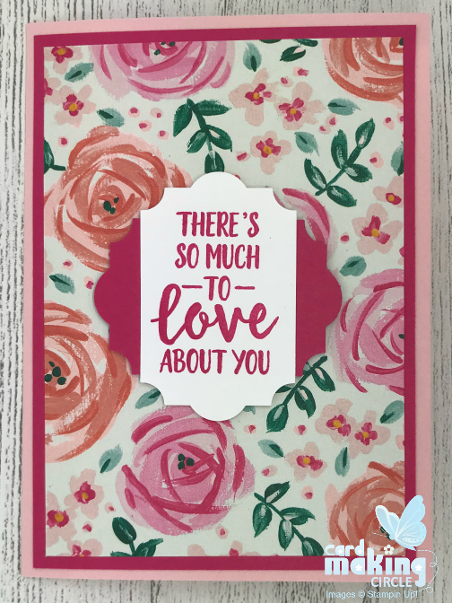 Garden Impressions suite from Stampin Up!