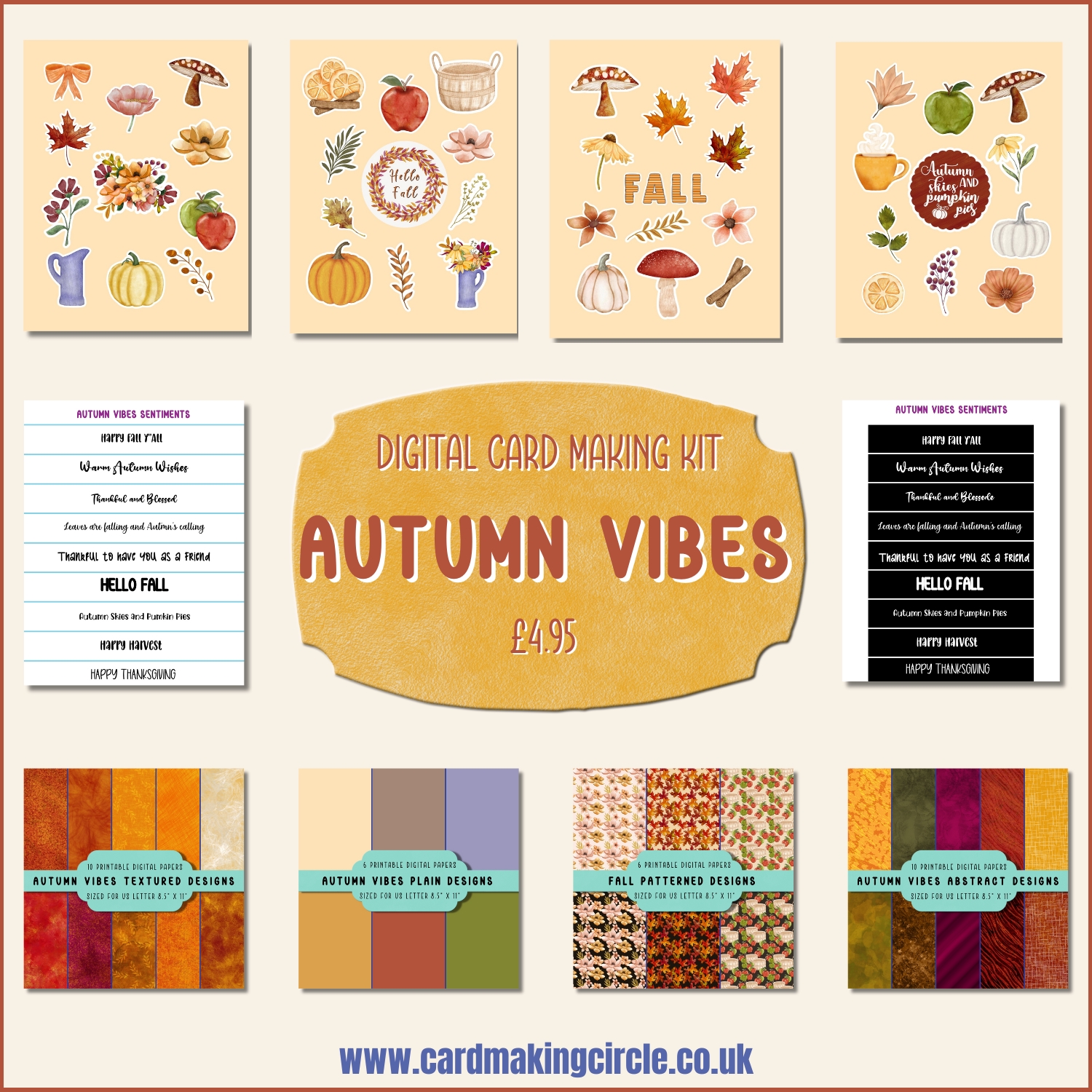 Autumn Days Card-Making kit