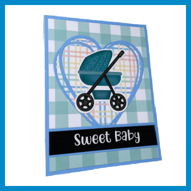 Baby card making ideas