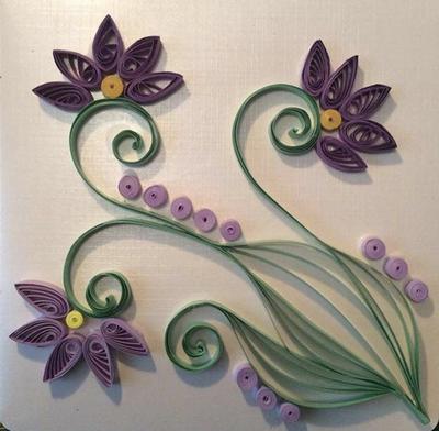 Quilled Greeting Card