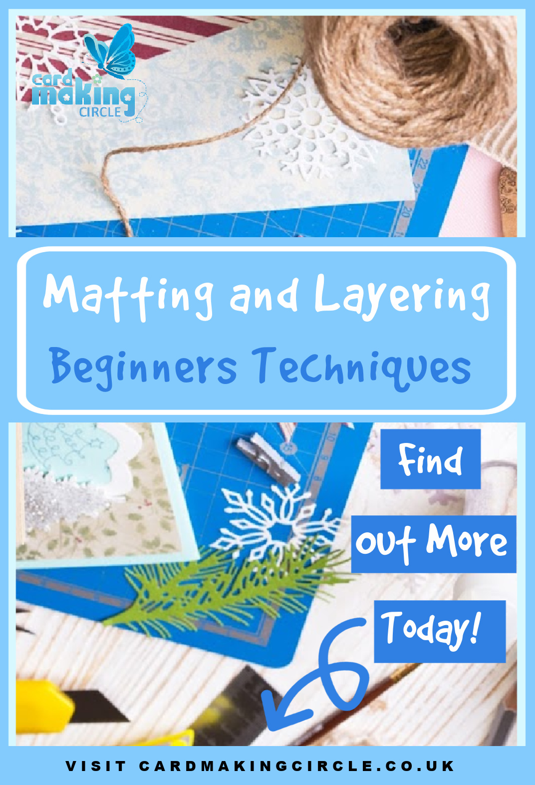 Introduction to matting and layering in card making.